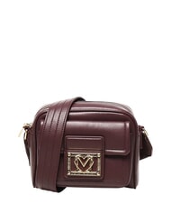 LOVE MOSCHINO LOCKED IN GOLD Mini shoulder bag wine - Women&rsquo;s Bags - 1