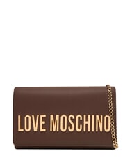 LOVE MOSCHINO SMART DAILY Mini shoulder bag chocolate2 - Women&rsquo;s Bags - 1