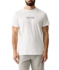 TRUSSARDI BASIC Short-sleeved cotton T-shirt - T-shirt