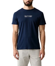 TRUSSARDI BASIC Short-sleeved cotton T-shirt - T-shirt