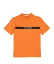 TRUSSARDI DIGITAL LEVRIERO Short-sleeved cotton T-shirt - T-shirt