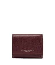 GIANNI CHIARINI WALLETS GRAIN Small hammered leather wallet - Women&rsquo;s Wallets