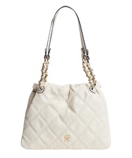TOMMY HILFIGER TH FEMININE Quilted shoulder bag soft cream - Women&rsquo;s Bags - 1