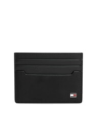 TOMMY HILFIGER TH SOHO Flat leather card holder black - Men&rsquo;s Wallets - 1