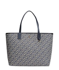 TOMMY HILFIGER TH ICON Shoulder shopper blue mono - Women&rsquo;s Bags - 1