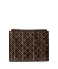 CALVIN KLEIN EMBLEM AOP Double zip wallet - Women&rsquo;s Wallets