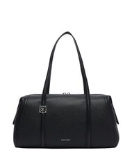 CALVIN KLEIN EMBLEM HW Shoulder bag on black - Women&rsquo;s Bags - 1