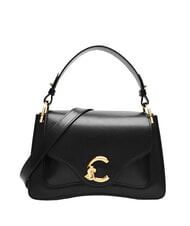 COCCINELLE C-ME CALF Handbag, with shoulder strap Black - Women&rsquo;s Bags - 1