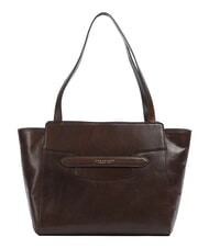 THE BRIDGE LUCREZIA Leather shoulder shopping bag - Women&rsquo;s Bags