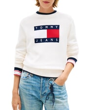 TOMMY HILFIGER TJ Cotton sweater ancient white - Women's Sweaters - 1