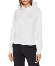 CALVIN KLEIN CKJ Hoodie bright white - Women's Sweatshirts - 1