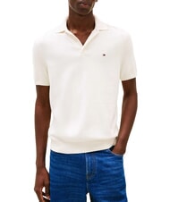 TOMMY HILFIGER TH Short-sleeved polo shirt ivory petal - Polo shirt - 1