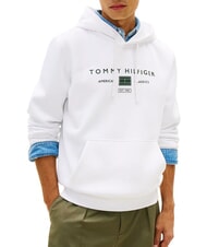 TOMMY HILFIGER TH Hoodie white - Sweatshirts - 1
