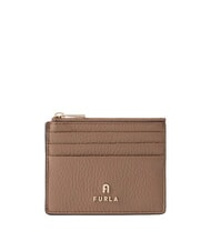 FURLA CAMELIA Flat leather card holder - Women&rsquo;s Wallets