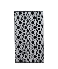 JOHN RICHMOND SNELKI Cotton Beach Towel black2 - Travel Accessories - 1