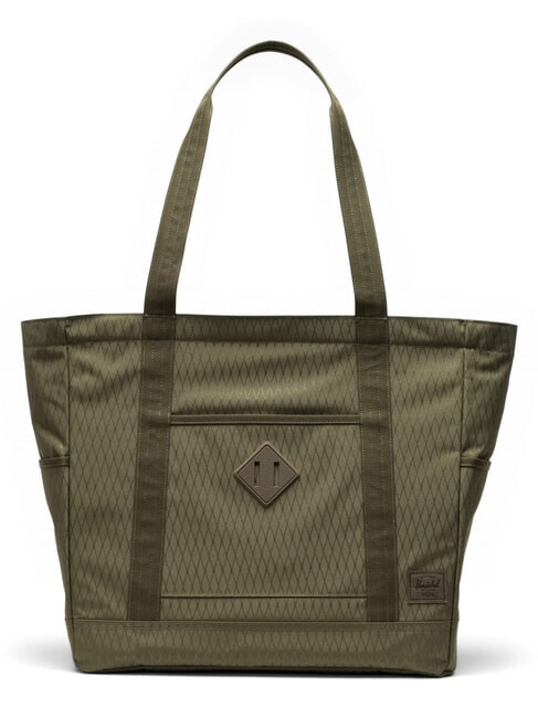 HERSCHEL HERITAGE  Shoulder shopper ivy green diamond - Women&rsquo;s Bags