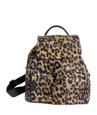BORBONESE B-CLUB Backpack with front pocket bark - Women&rsquo;s Bags - 1