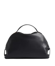 BORBONESE SEXY Handbag with shoulder strap, in leather Black - Women&rsquo;s Bags - 1