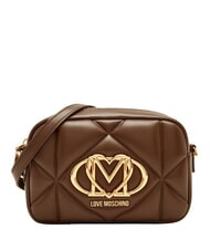 LOVE MOSCHINO EMBOSSED QUILTED Mini quilted shoulder bag - Women&rsquo;s Bags