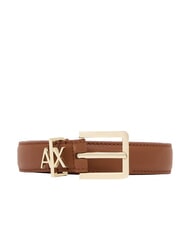 ARMANI EXCHANGE TONGUE Leather belt - Belts