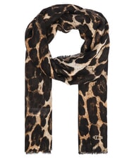 GUESS PRINTED Scarf with fringes - Scarves