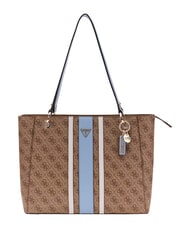 GUESS NOELLE 2                                 Shoulder shopping bag milk logo/light blue - Women&rsquo;s Bags - 1