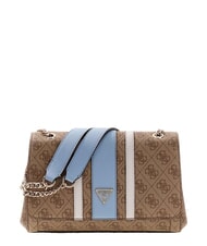 GUESS NOELLE 2                                 Shoulder bag, double handle milk logo/light blue - Women&rsquo;s Bags - 1