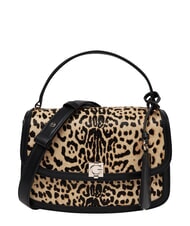 GUESS AUDREY                                   Handbag with shoulder strap, in leather leopard - Women&rsquo;s Bags - 1