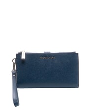 MICHAEL KORS ADELE Leather wallet navy - Women&rsquo;s Wallets - 1