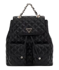 GUESS GIULLY 2 Backpack with front pockets BLACK - Women&rsquo;s Bags - 1