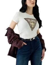 GUESS SNAKE TRIANGLE Short-sleeved T-shirt - T-shirt