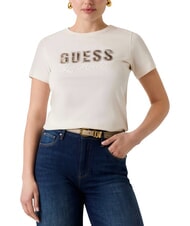 GUESS SNAKE SCRIPT Short-sleeved T-shirt, pure cotton - T-shirt