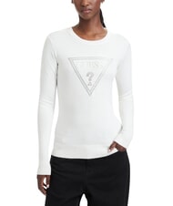 GUESS KATIE Crew neck, tight-fitting sweater - Women's Sweaters