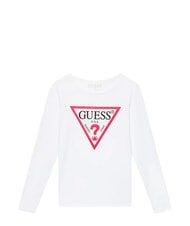GUESS KIDS Long-sleeved T-shirt with rhinestones - Child T-shirt