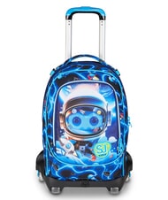 SJGANG SPACE LED BOY Stair Climbing Trolley Backpack PINENEEDLE - Backpack trolleys - 1