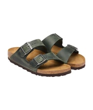 BIRKENSTOCK ARIZONA Oiled leather sandals - Men&rsquo;s shoes