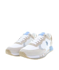 U.S. POLO ASSN. CLEEF Mixed leather sneakers white-light beige - Men&rsquo;s shoes - 1