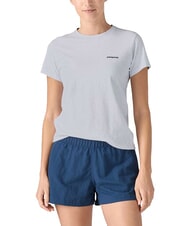 PATAGONIA P-6 LOGO T-shirt fiber white - T-shirt - 1