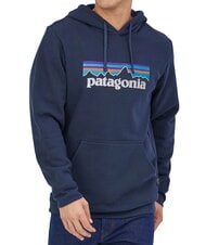PATAGONIA P-6 LOGO Hoodie new navy - Sweatshirts - 1