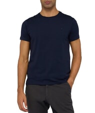TRUSSARDI ESSENTIAL LEVRIERO Cotton T-Shirt Navy blue - T-shirt - 1