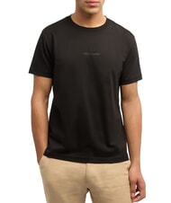 TRUSSARDI REGULAR LOGO Cotton T-Shirt black - T-shirt - 1