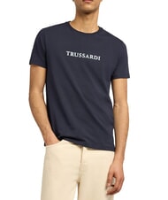 TRUSSARDI SLIM LOGO Short-sleeved T-shirt - T-shirt