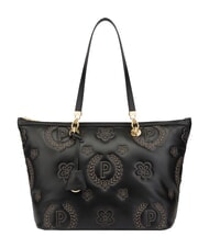 POLLINI HERITAGE Shoulder shopping bag Black - Women&rsquo;s Bags - 1