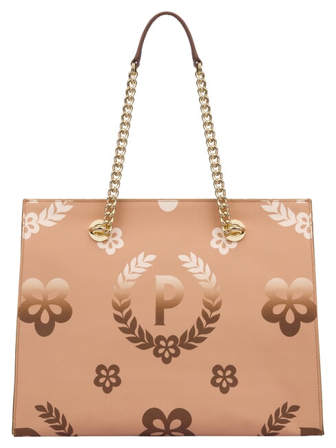 POLLINI HERITAGE  Shopping bag with all over print brown / cream - Women&rsquo;s Bags