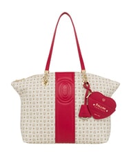 POLLINI HERITAGE Shoulder tote bag, with key ring red ivory - Women&rsquo;s Bags - 1