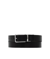 ARMANI EXCHANGE ESSENTIAL Reversible leather belt black/navy - Belts - 1