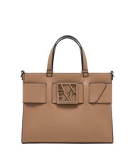 ARMANI EXCHANGE A|X BUCKLE Hand shopper, with shoulder strap - Women&rsquo;s Bags