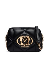 LOVE MOSCHINO EMBOSSED QUILTED Mini quilted shoulder bag - Women&rsquo;s Bags