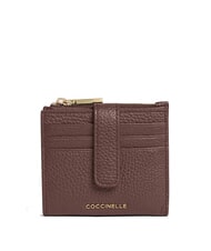 COCCINELLE METALLIC SOFT Mini leather wallet - Women&rsquo;s Wallets