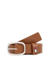 TOMMY HILFIGER TOMMY JEANS OVAL  Shortenable leather belt - Belts